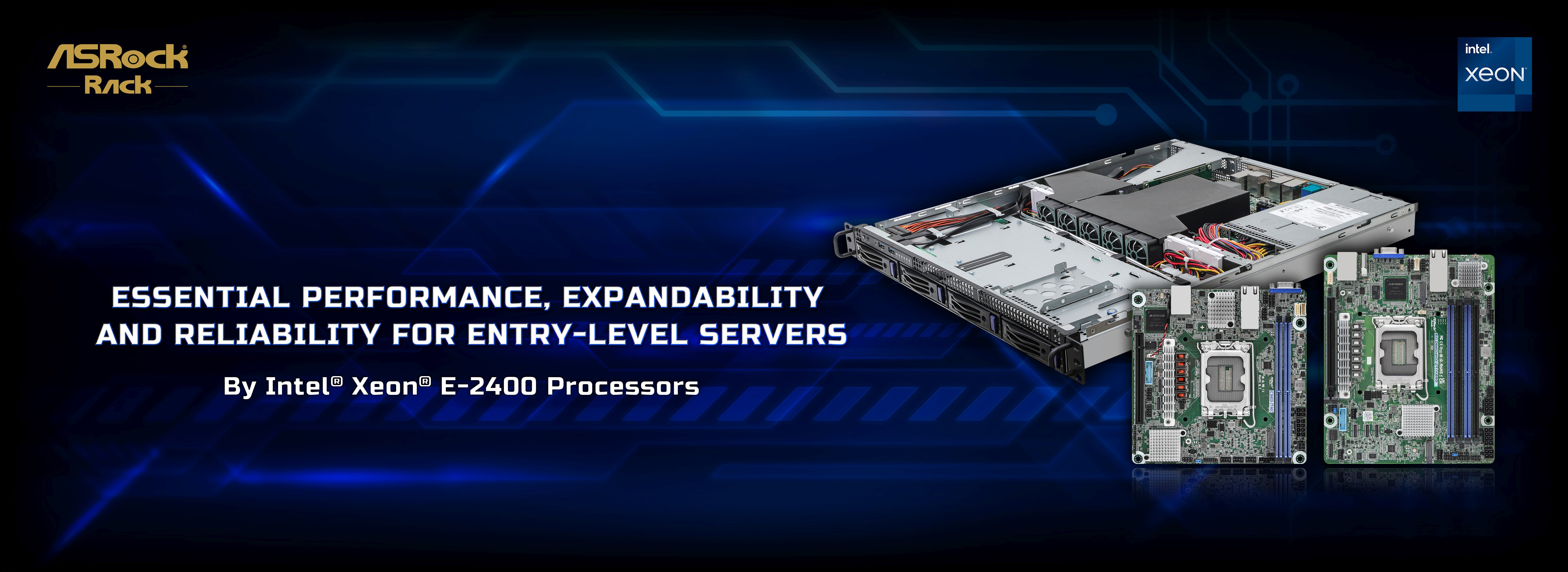 ASRock Rack unveils entry-level servers powered by Intel Xeon E-2400 Processors