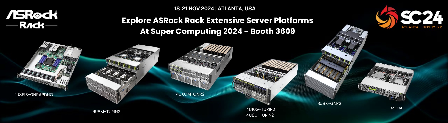 ASRock Rack Brings End-to-End AI and HPC Server Portfolio to SC24 