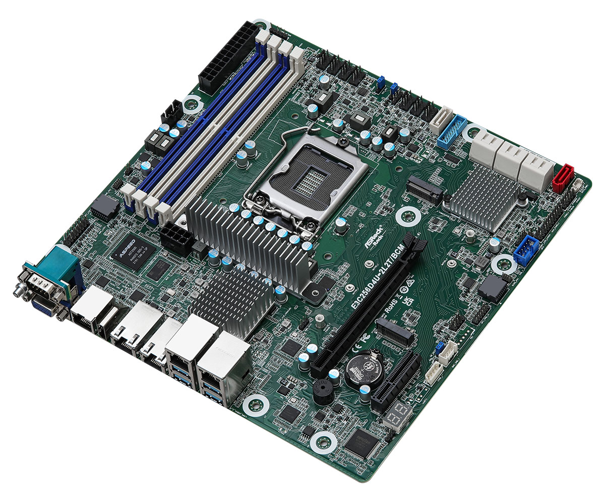 ASRock Rack > Server Motherboard > E3C256D4U-2L2T/BCM