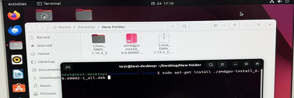 Install the AMDGPU driver